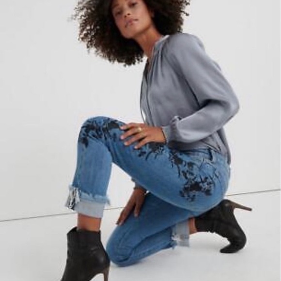 Lucky brand embroidered jeans size 8/29 - Picture 2 of 13